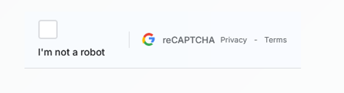 Initial google reCaptcha